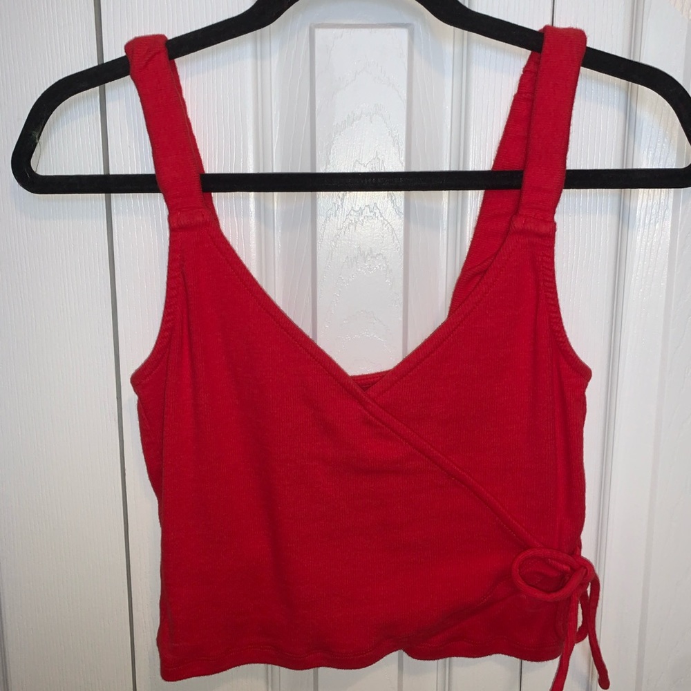 Red Wrap Tank